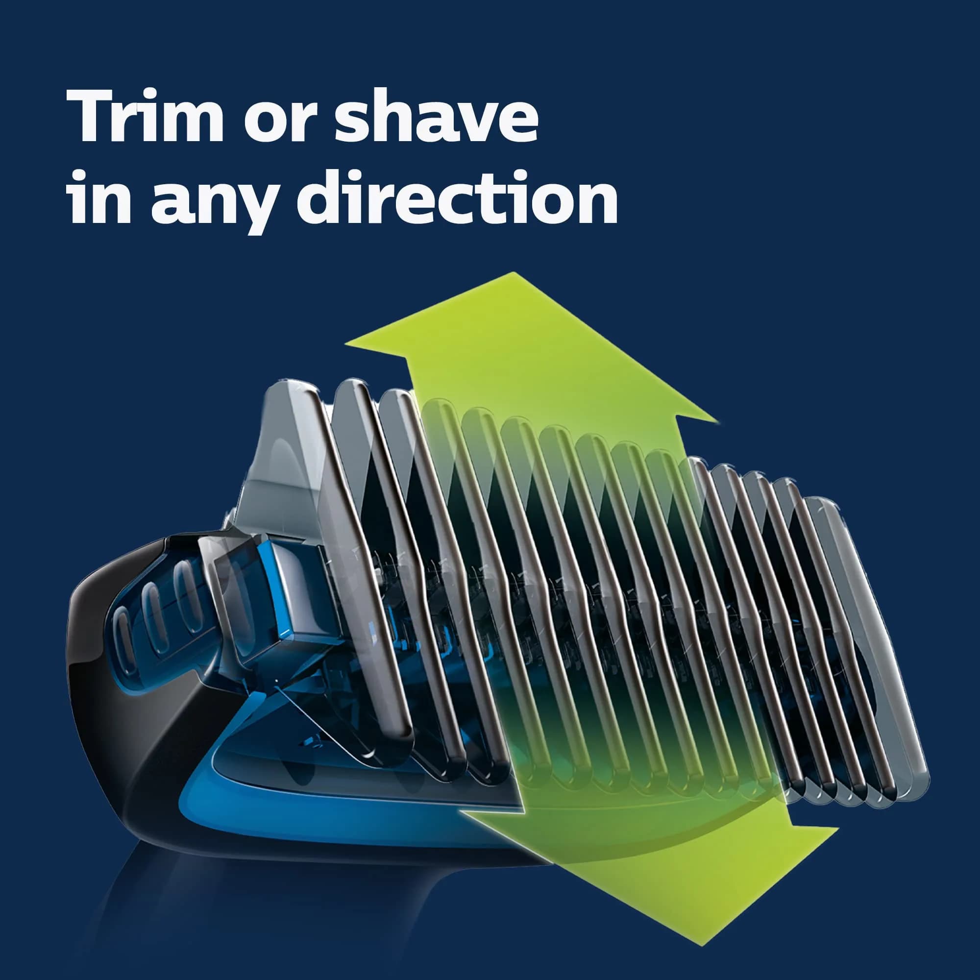 Philips Norelco Bodygroom Series 1100 BG1026/60 Showerproof Body Hair Trimmer for Men | Trims Below Neck Safely - view 5