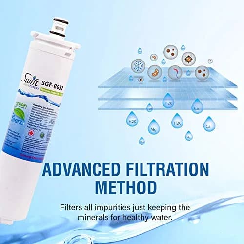 Swift Green Filters SGF-BO52 Refrigerator Water Filter 6 Pack | 2000-Gallon Coconut Carbon Filtration thumbnail 4