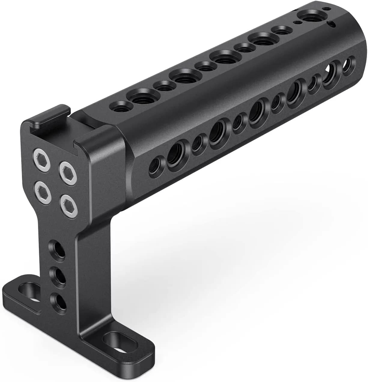 SmallRig Camera Top Handle Grip 1638 | DSLR Cage Handle with Cold Shoe Mount for Camera Rig — black