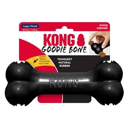 KONG Extreme Goodie Bone Dog Toy, Large, 8.5" (21.6 cm) | Durable Natural Rubber for Power Chewers thumbnail 8