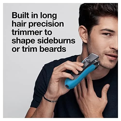 Braun Series 3 Electric Shaver 3040s Blue/Black 4 Piece Set | Precision Trimmer for a Close Shave thumbnail 8