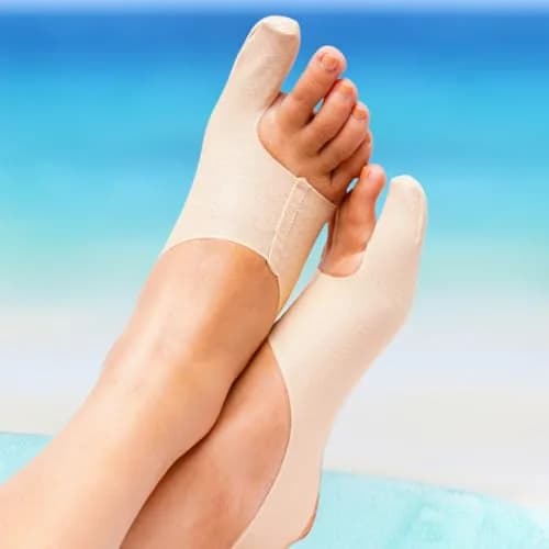 Bunion Bootie Big Toe Corrector Sleeve for Women & Men | Ultra-Thin, Breathable, Non-Surgical Support thumbnail 6
