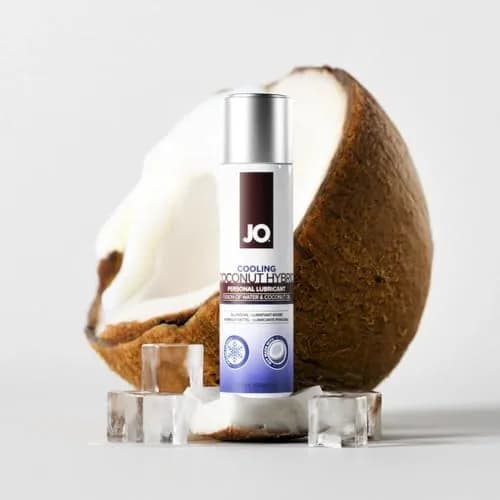 JO Silicone Free Hybrid Lubricant 120 mL | Cooling & Coconut Aroma, Not Latex Compatible thumbnail 6