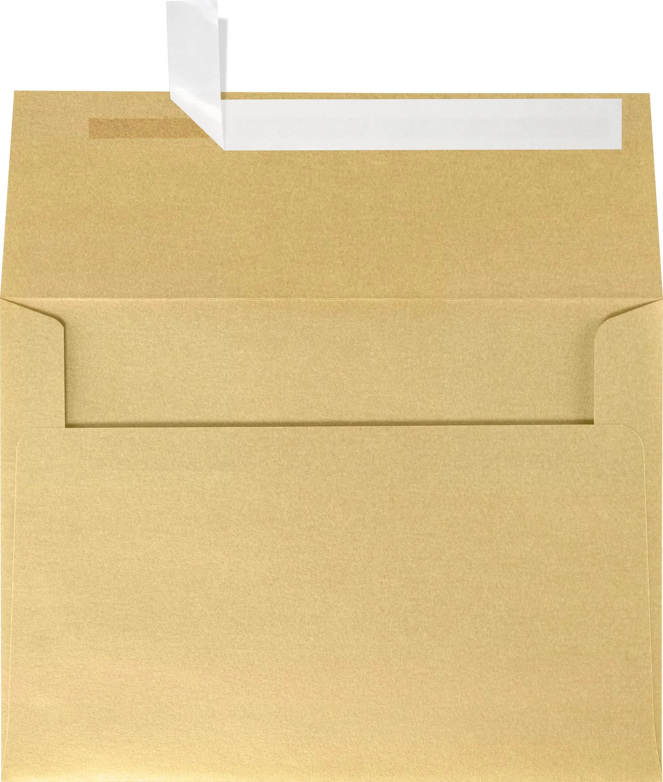 LUXPaper A4 Invitation Envelopes Blonde Metallic Peel & Press 4 1/4" x 6 1/4" | Durable, High-Quality for Invitations & Greetings — Blonde Metallic / A4