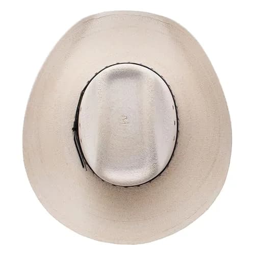 Stetson Square Eyelets Straw Cowboy Hat, Natural, 7 3/4 | Rugged Ventilated Western Style thumbnail 4