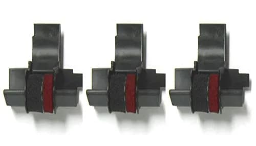 Compumatic Calculator Ink Roller Black/Red (3-Pack) | Replaces IR40T CP13 EA772R thumbnail 1