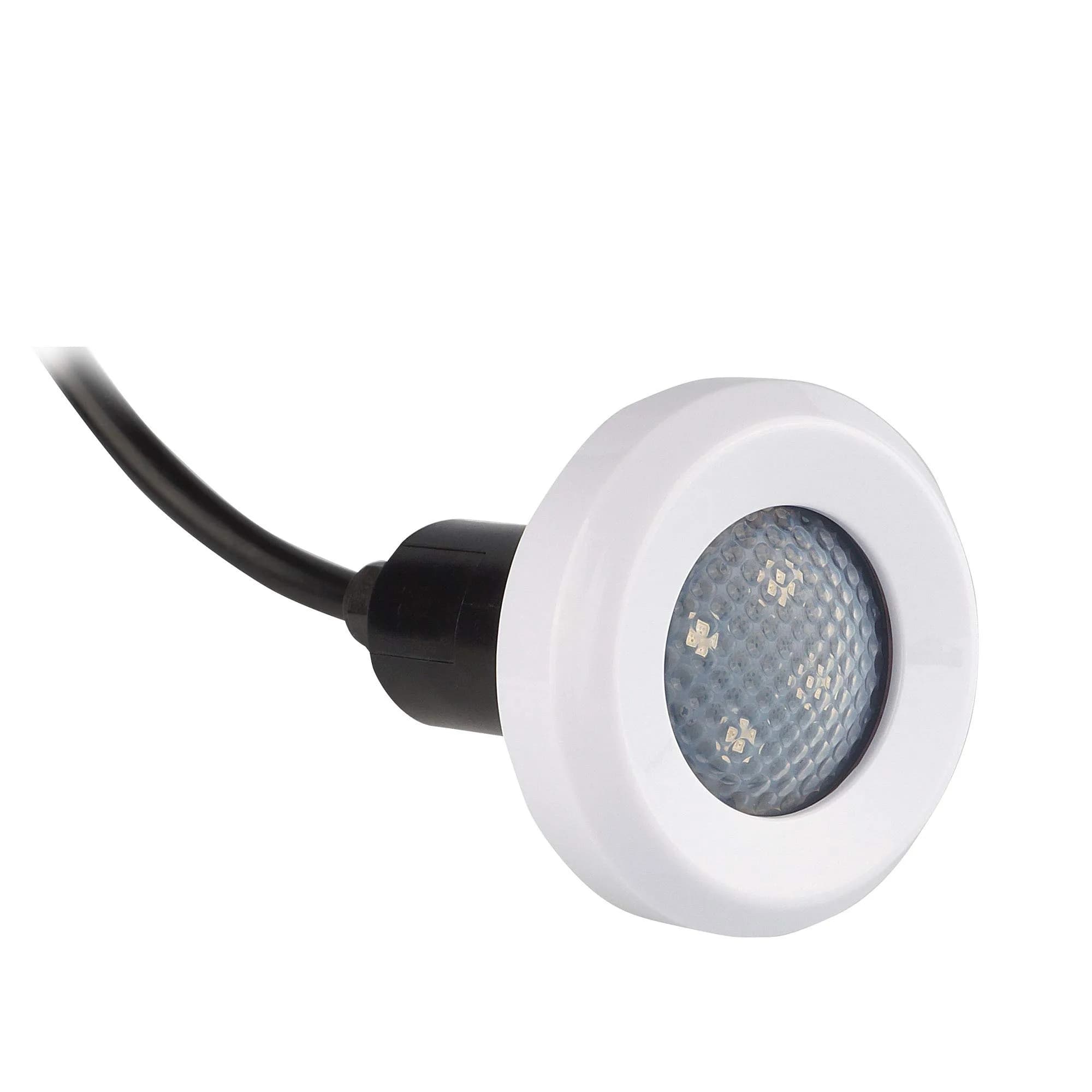 S.R. Smith Treo LED Pool Light Assy 12VAC 150' Cord & Four Rings | Water-Resistant, 5W, Color Changing — 150' Cord