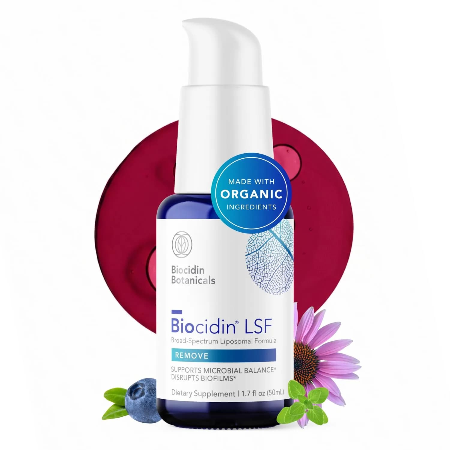 Bio-Botanical Research Biocidin Broad-Spectrum Liposomal Formula 1.7 Fl Oz | Gut & Microbiome Support