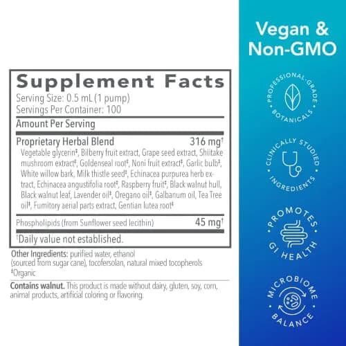 Bio-Botanical Research Biocidin Broad-Spectrum Liposomal Formula 1.7 Fl Oz | Gut & Microbiome Support thumbnail 7