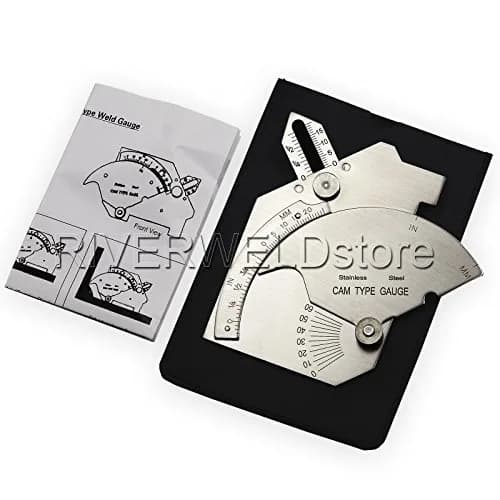 RIVERWELD Bridge Cam Gauge Welding Inspection Depth of Undercut & Fillet Weld Size, 50mm (2 Inch) | Stainless Steel thumbnail 5