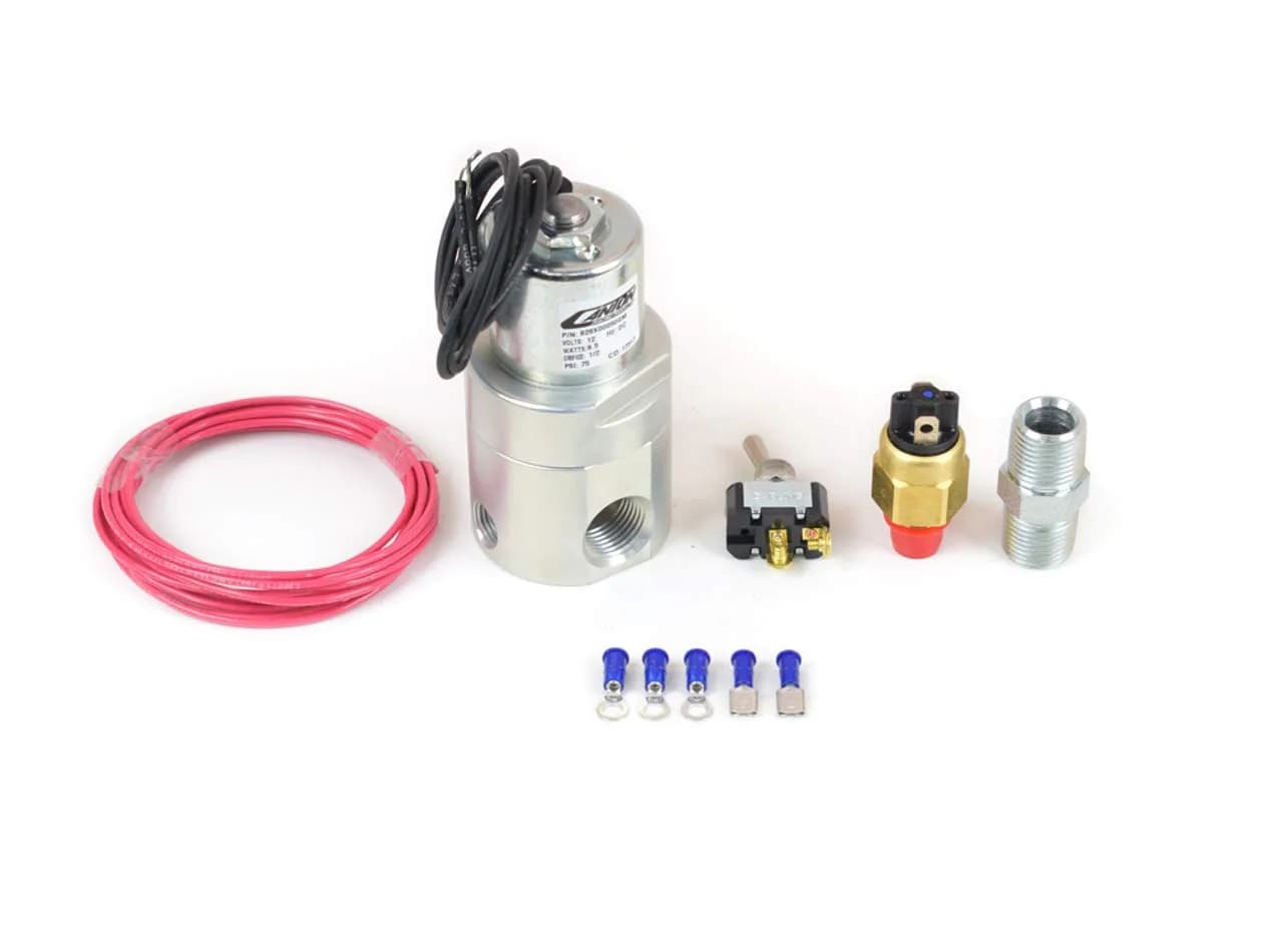 Canton Racing Products 24-273X Accusump Pro Version Electric Pressure Control Valve (35-40 Psi) | Durable Aluminum, 12V, Universal Fit