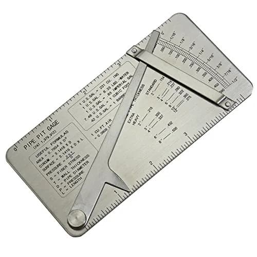 RIVERWELD Pipe Pit Welding Gauge 1/2" (12.7mm) | Stainless Steel Inspection Tool thumbnail 1