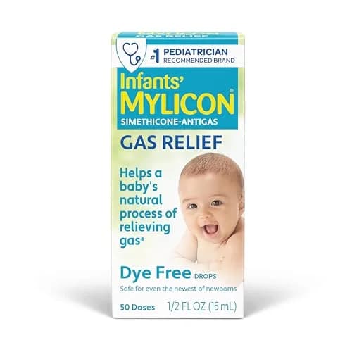 MYLICON Infant Gas Relief Drops 0.3ml/0.6ml Dosage 0.5 Fl Oz (15ml) | Gentle Simethicone Formula for Babies thumbnail 1