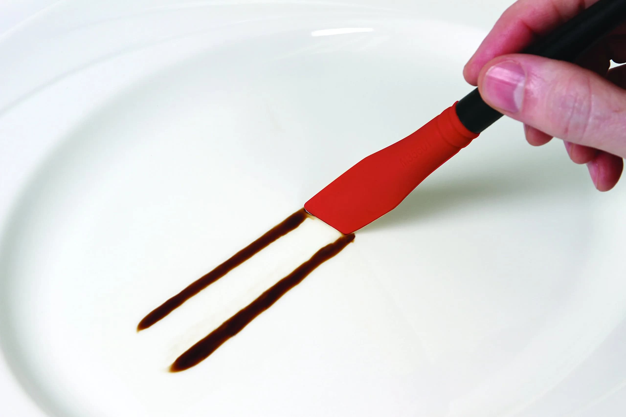Mercer Culinary Silicone 60 Degree Angle Plating Brush 2.54 cm (1 inch) | Professional Food-Safe Kitchen Tool - view 5