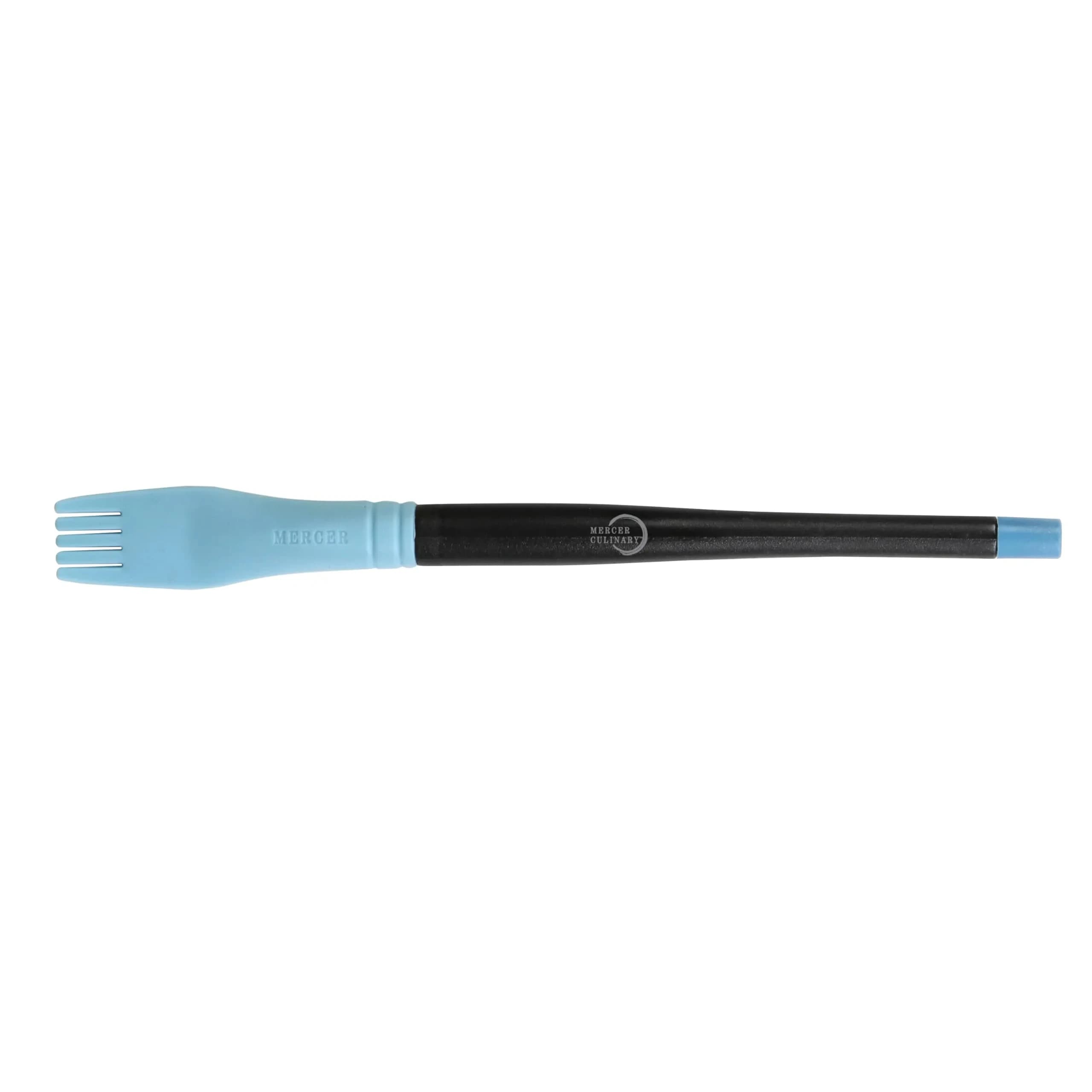 Mercer Culinary Silicone Plating Comb Brush Blue | Heat-Resistant Food-Safe Silicone - main product image