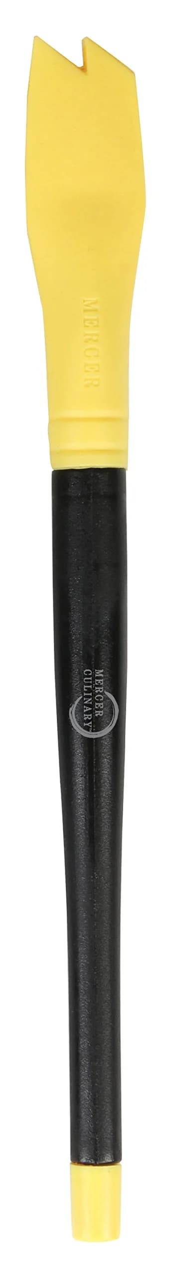 Mercer Culinary Silicone Plating Saw Tooth Brush Yellow | Heat-Resistant Up to 480°F - main product image