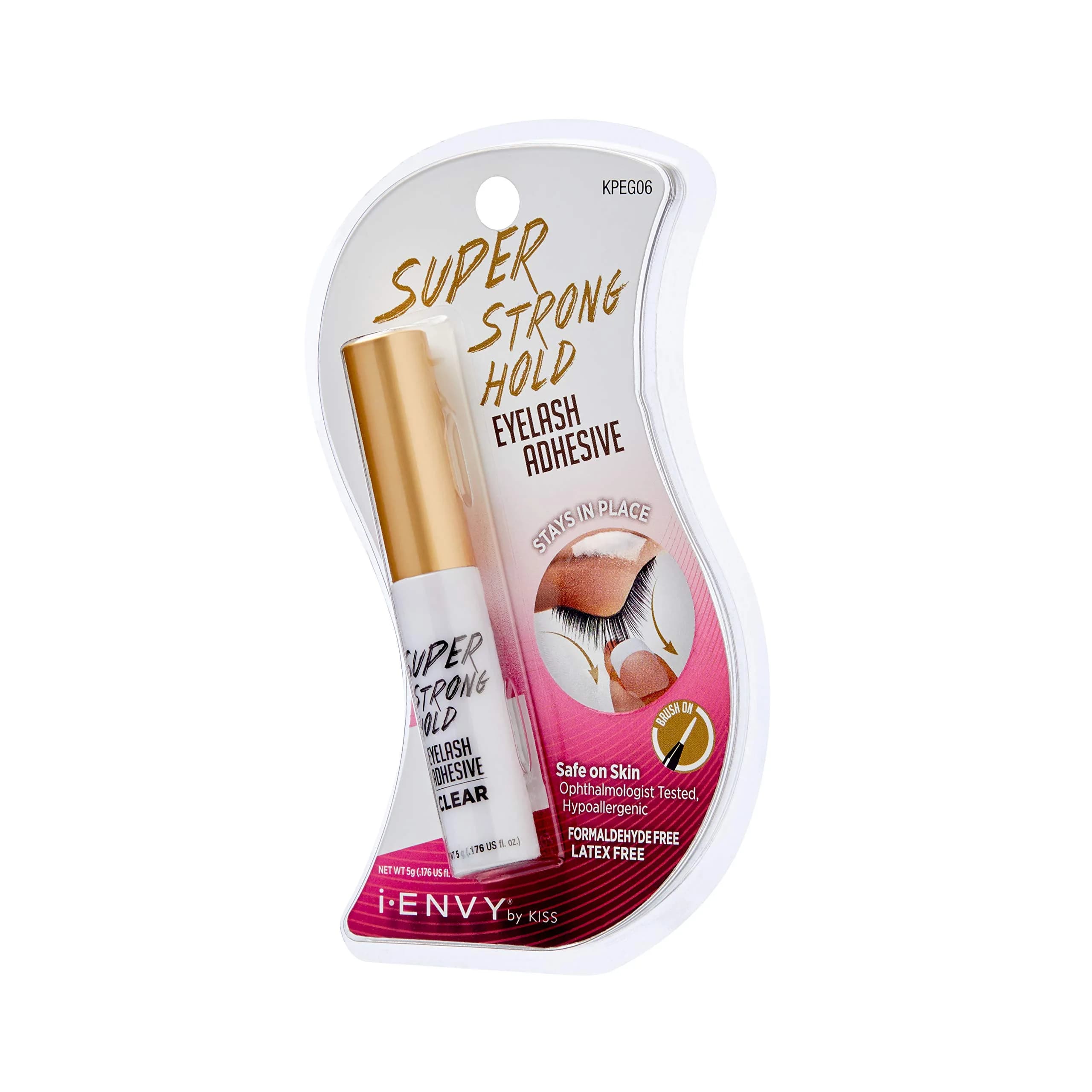iENVY Super Strong Hold Eyelash Adhesive Clear 2 Pack | Waterproof & Hypoallergenic - view 6