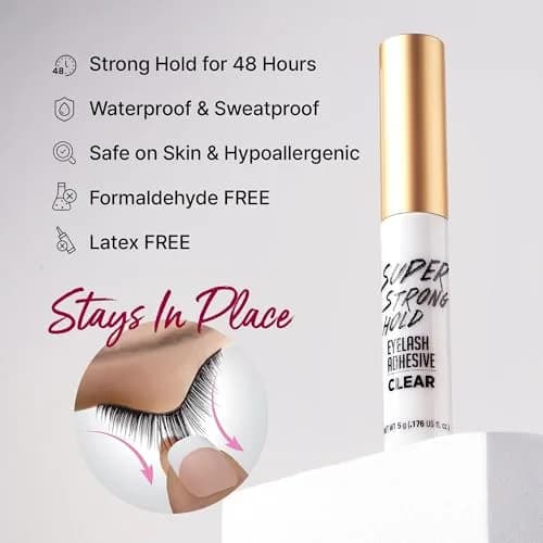 iENVY Super Strong Hold Eyelash Adhesive Clear 2 Pack | Waterproof & Hypoallergenic thumbnail 2