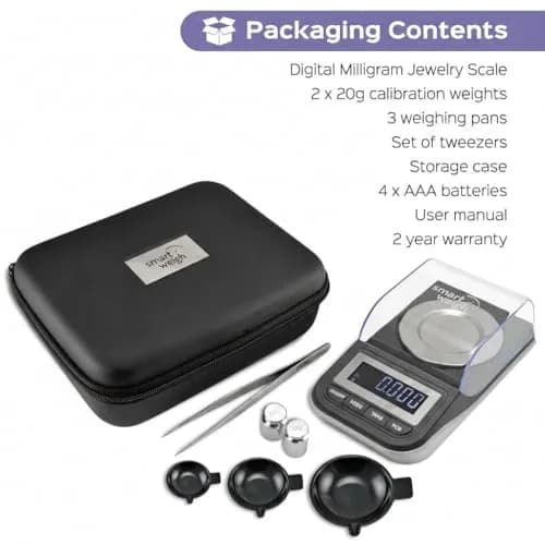 Smart Weigh Milligram Powder Scale 50g | 0.001g Precision, Reloading & Jewelry thumbnail 2