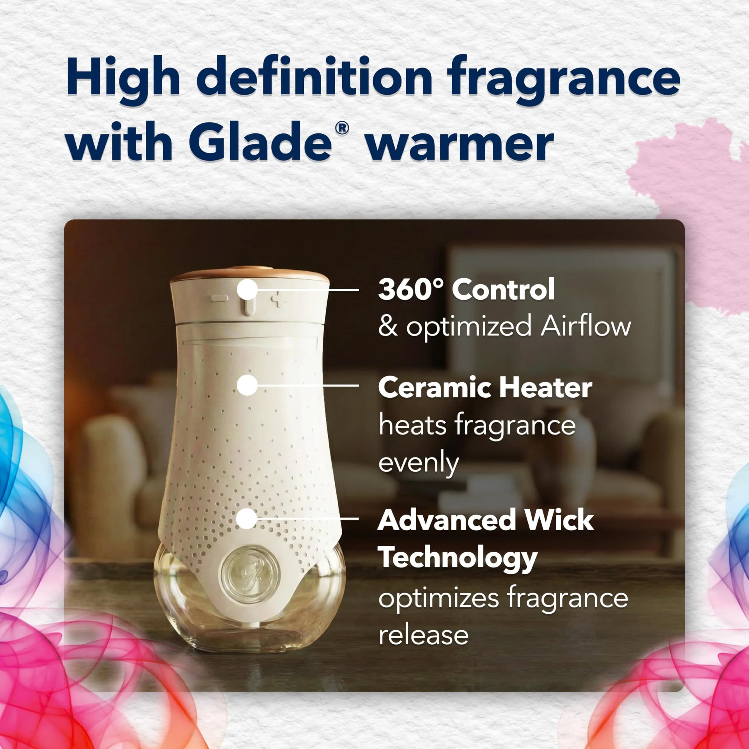 Glade PlugIns Air Freshener Warmer 2 Count | Fragrance Crafted by Master Perfumers - view 4