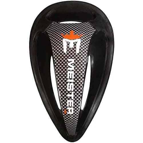 Meister Impact Protection Gear Groin Protector Cup for MMA, Boxing & Contact Sports | Adult, Black w/ Carbon thumbnail 3