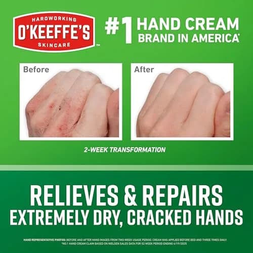 O'Keeffe's Working Hands Hand Cream 85g (3 oz) | Intensive Repair for Cracked, Dry Hands thumbnail 2
