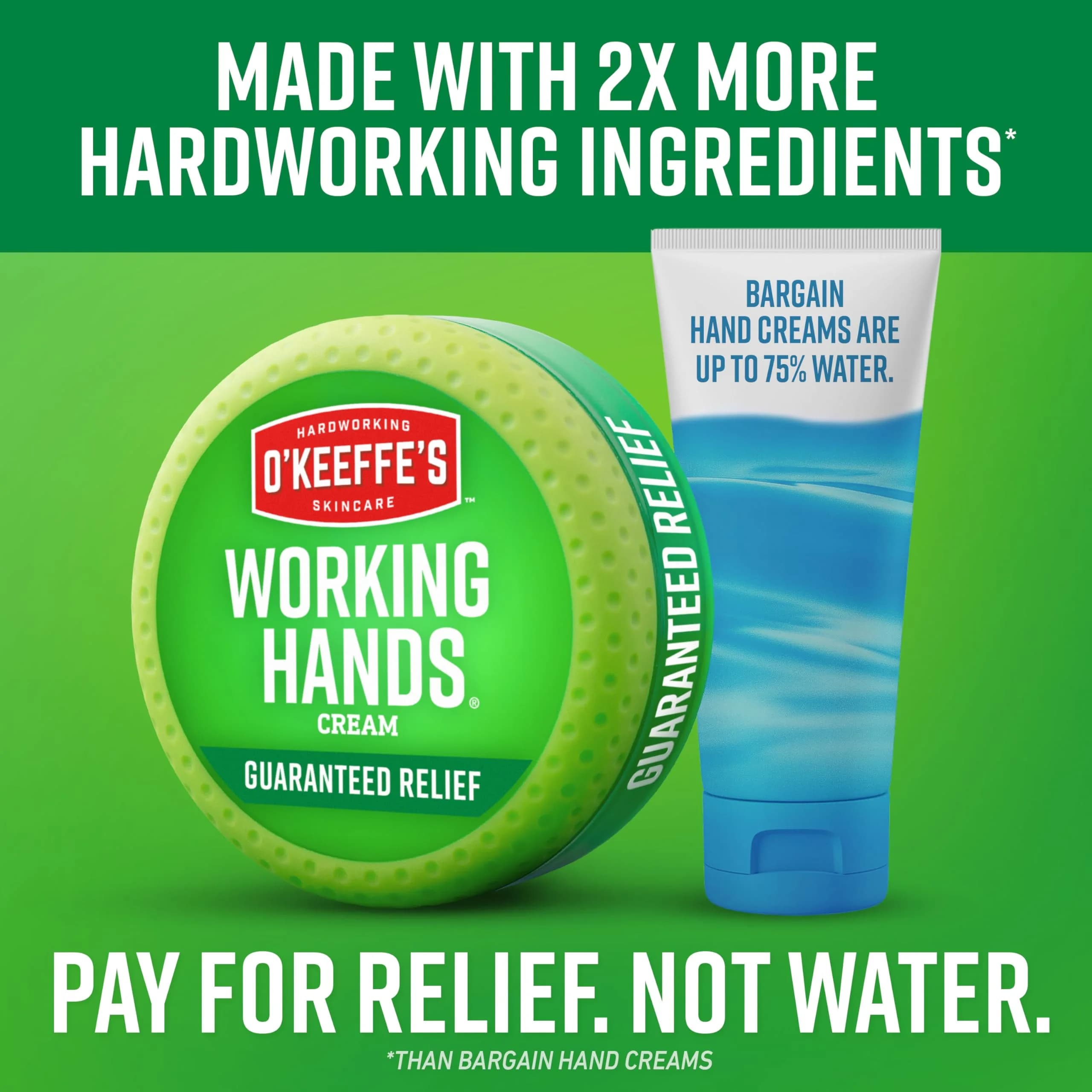 O'Keeffe's Working Hands Hand Cream 85g (3 oz) | Intensive Repair for Cracked, Dry Hands - view 4