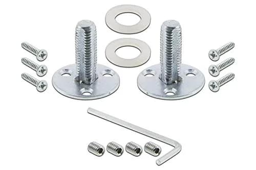 Nostalgic Warehouse Classic Rosette with Oval Clear Crystal Glass Knob, Double Dummy, Bright Chrome | Elegant, Durable Door Hardware thumbnail 2