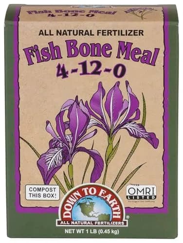 Down To Earth All Natural Fertilizers Organic Fish Bone Meal 1 lb | Organic & OMRI Listed, Slow-Release, Boosts Root & Flower Growth thumbnail 1