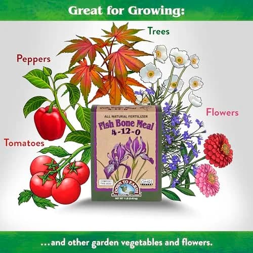 Down To Earth All Natural Fertilizers Organic Fish Bone Meal 1 lb | Organic & OMRI Listed, Slow-Release, Boosts Root & Flower Growth thumbnail 3
