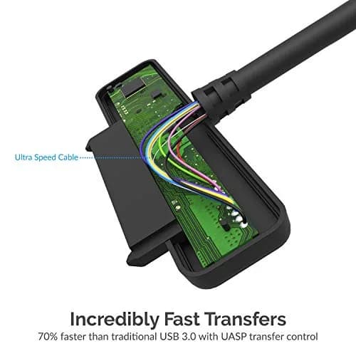 Sabrent USB 3.0 to 2.5in SATA Adapter Cable EC-SSHD | 5Gbps UASP Data Transfer thumbnail 7