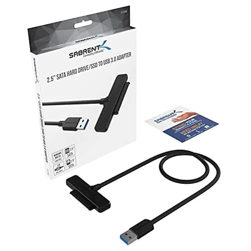 Sabrent USB 3.0 to 2.5in SATA Adapter Cable EC-SSHD | 5Gbps UASP Data Transfer thumbnail 8
