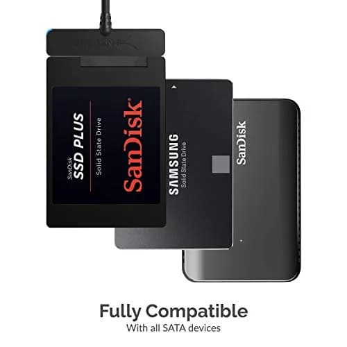 Sabrent USB 3.0 to 2.5in SATA Adapter Cable EC-SSHD | 5Gbps UASP Data Transfer thumbnail 3