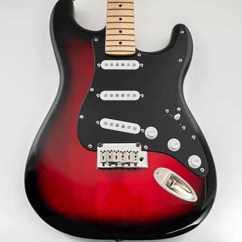 Musiclily Pro SSS 11-Hole ST Guitar Pickguard 1Ply Matte Black | Fits Fender Stratocaster thumbnail 5