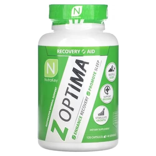 NutraKey Z Optima Capsules 120 Count | Supports Muscle Recovery & Sleep thumbnail 1
