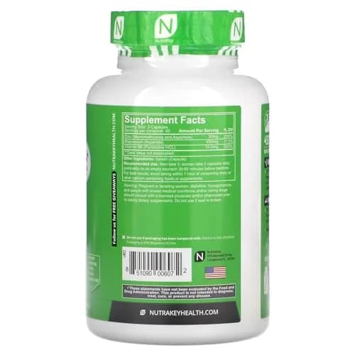 NutraKey Z Optima Capsules 120 Count | Supports Muscle Recovery & Sleep thumbnail 2