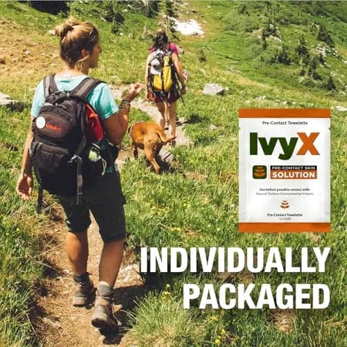 CoreTex Ivy X Pre-Contact Poison Ivy Wipes 50 Pack | Proactive Skin Barrier for Poison Oak & Sumac thumbnail 5