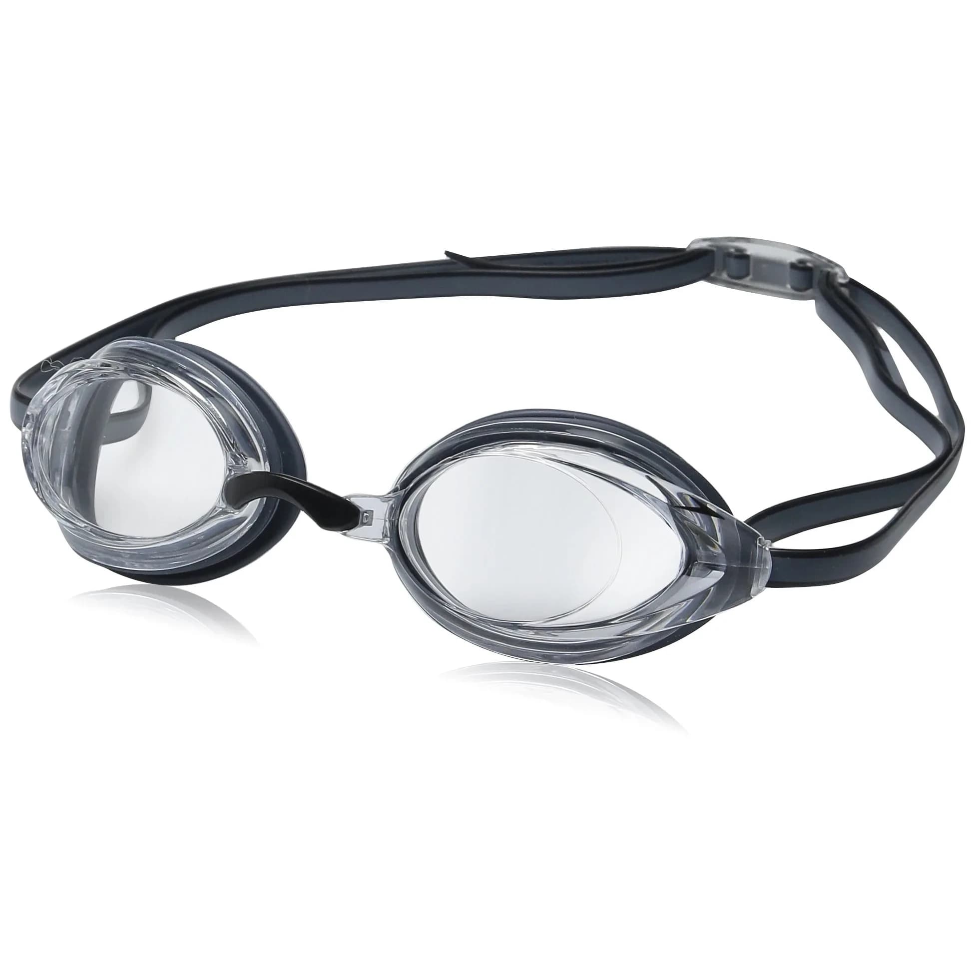 Speedo Unisex-Adult Swim Goggles Vanquisher 2.0 Clear | Wide Panoramic Lens with UV Protection & Anti-Fog