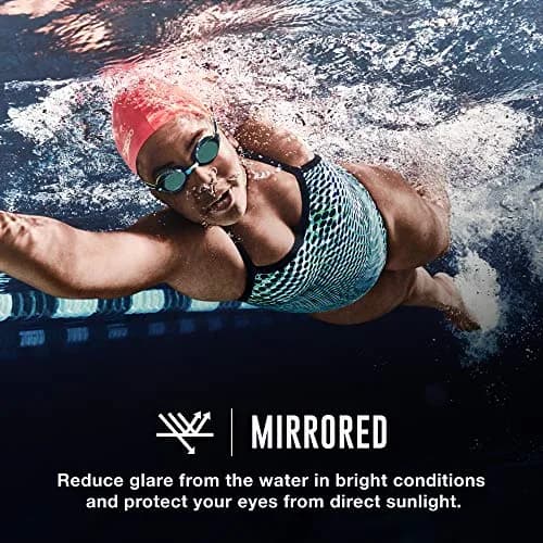 Speedo Unisex-child Swim Goggles Vanquisher 2.0 Junior | Mirrored Blue, UV & Anti-Fog, Low Profile Fit thumbnail 3