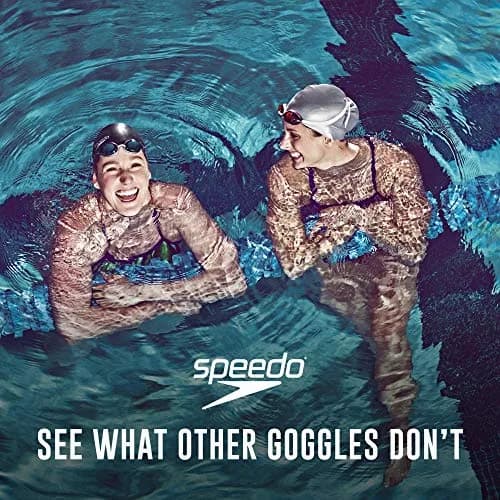 Speedo Women's Mirrored Vanquisher Swim Goggles | Anti-Fog, UV Protection, 4 Nose Pieces thumbnail 8