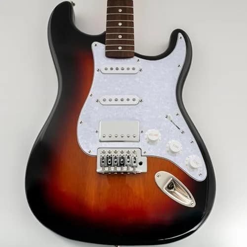 Musiclily Pro HSS 11 Hole ST Guitar Pickguard 4Ply White Pearl | Fits Fender Stratocaster thumbnail 5