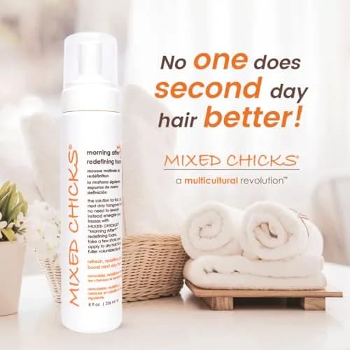 Mixed Chicks Morning After Redefining Hair Foam, 236ml | Boosts Next Day Hair, Flat & Dull Hair Solution thumbnail 5