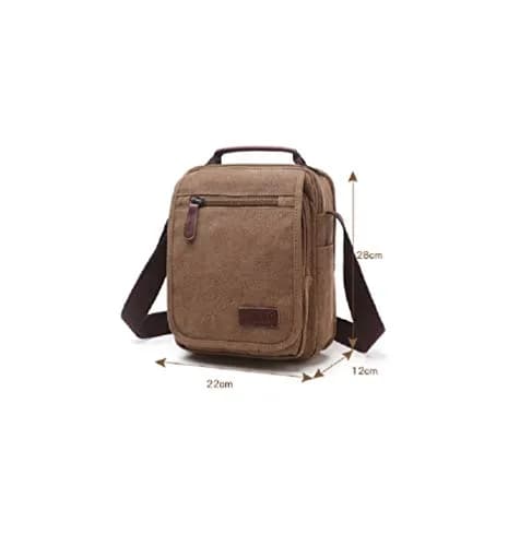 MiCoolker Canvas Messenger Bag Classic Shoulder Bag 10.6in | Multifunctional Travel Purse thumbnail 5