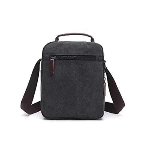 MiCoolker Canvas Messenger Bag Classic Shoulder Bag 10.6in | Multifunctional Travel Purse thumbnail 3