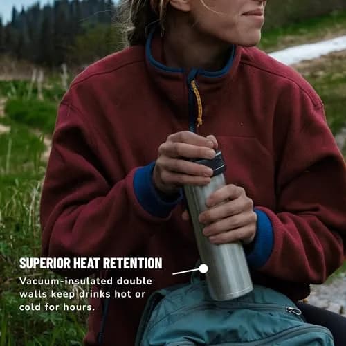 ESPRO Go P0 Ultralight French Press Travel Coffee Maker 16oz | Vacuum Insulated Stainless Steel thumbnail 6