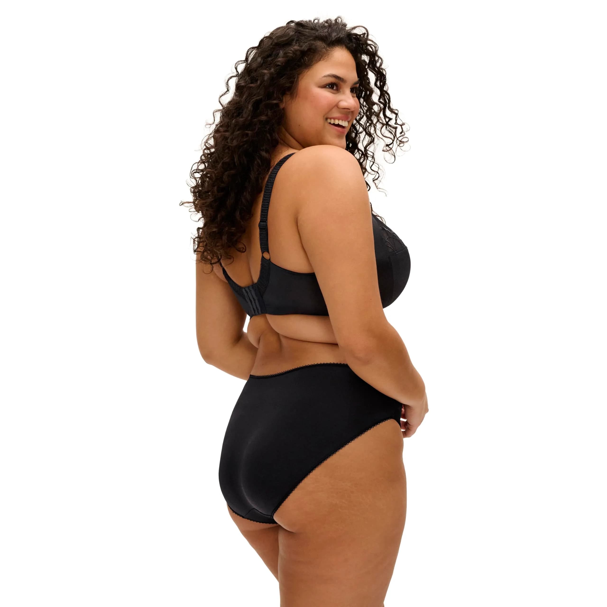 Elomi Cate Underwire Banded Bra 34G | Full Coverage Support & Elegant Sheer Embroidery thumbnail 4