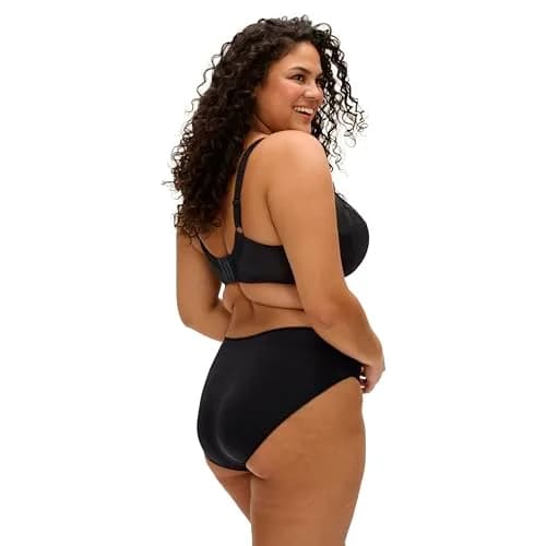 Elomi Cate Underwire Banded Bra 34HH | Full Coverage Support & Elegant Sheer Embroidery thumbnail 4