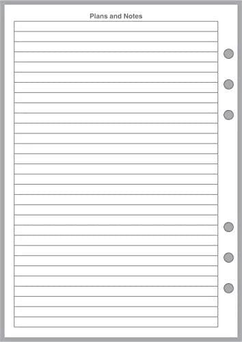Handy Forms A5 Daily Task Planner for 6-Ring Notebooks | 50 Sheets, Heavy Paper, 5.83" x 8.27" thumbnail 2