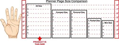 Handy Forms A5 Daily Task Planner for 6-Ring Notebooks | 50 Sheets, Heavy Paper, 5.83" x 8.27" thumbnail 3