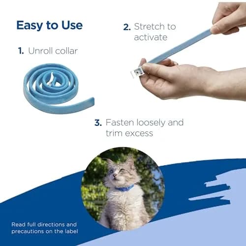 Zodiac Flea & Tick Collar for Cats, 13" | 7-Month Protection, Easy Release thumbnail 4